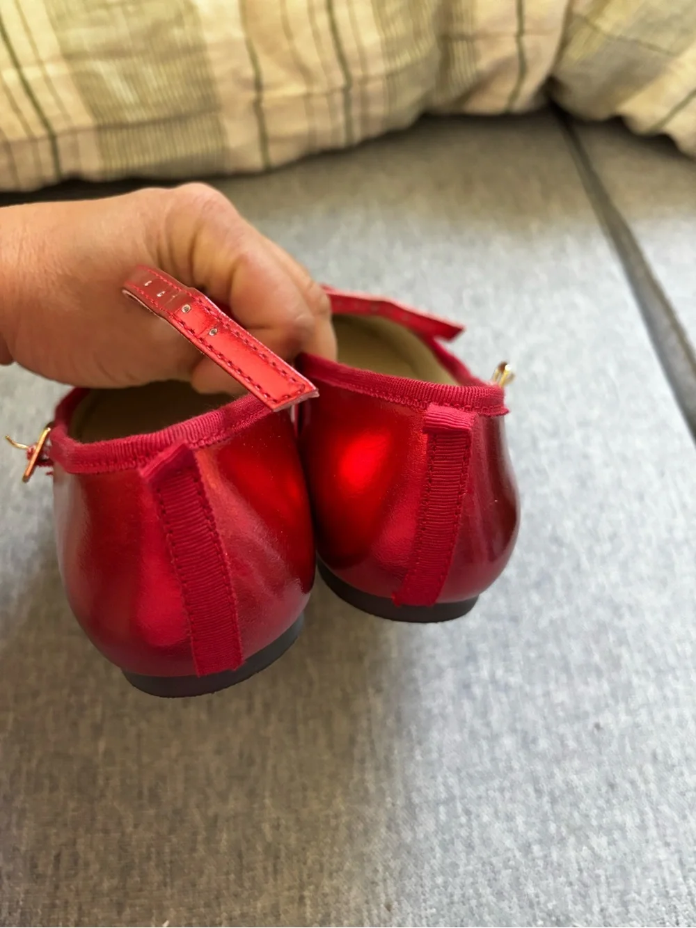 Crewcuts Red Mary Jane Ballet Flats for Kids
